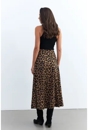 Kadın Camel-Siyah Çan Etek MLON3005