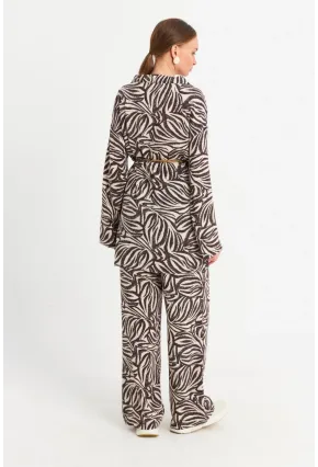 Kadın Ekru-Kahve Alt Üst Takım MGÇ202