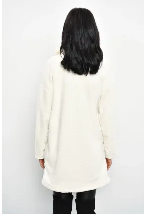 Kadın Ekru Peluş Kaban DA32