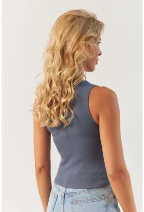 Kadın Füme Patlı Kaşkorse Bluz MK02