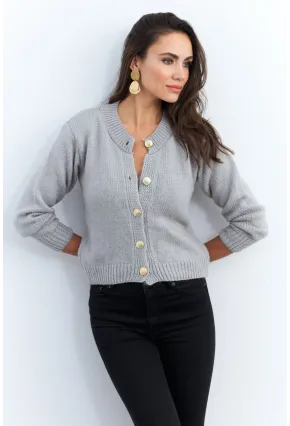 Kadın Gri Hırka YV285