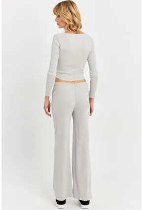 Kadın Gri Palazzo Eşofman Altı ALB6011