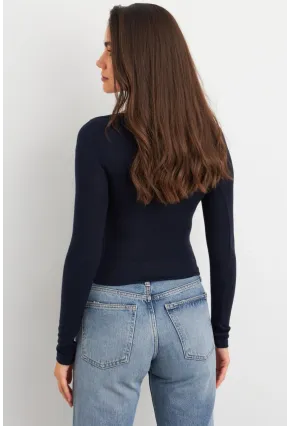 Kadın Lacivert Bluz MX9390