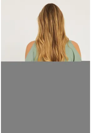 Kadın Mint Degaje Yaka Bluz BR1329