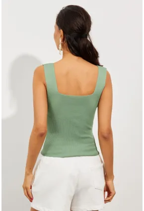 Kadın Mint Triko Atlet YV117