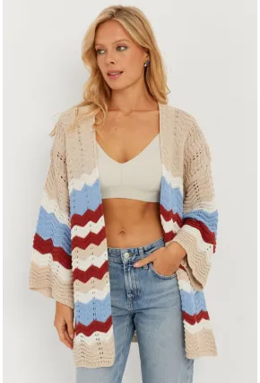 Kadın Multi Ajurlu Renkli Hırka MİW4741