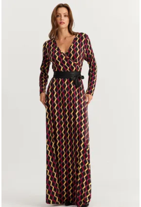 Kadın Multi Kruvaze Maxi Elbise VTN3