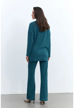 Kadın Petrol Alt Üst Pantolon Takım MTF28