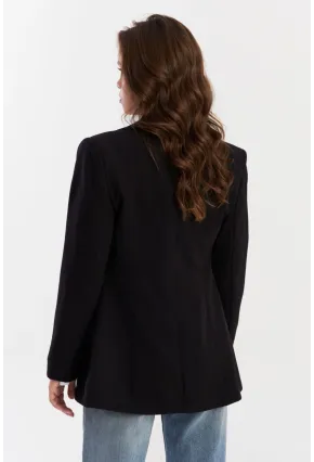 Kadın Siyah Alt Üst Astarlı Ceket MUF201