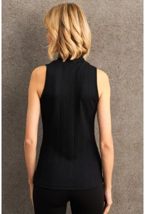 Kadın Siyah Balıkçı Yaka Bluz TF65