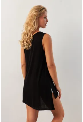 Kadın Siyah Basic Bluz RX437