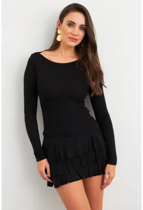 Kadın Siyah Bluz MX9390