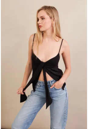 Kadın Siyah Büzgülü Asimetrik Bluz ZH172