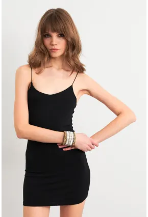 Kadın Siyah Maxi Elbise MEN2059