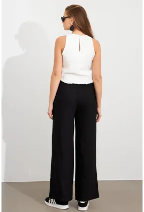 Kadın Siyah Pantolon MPC304