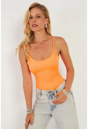 Kadın Turuncu Kaşkorse Body AYD367