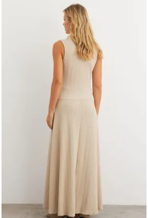 Kadın Vanilya Basic Maxi Elbise MTF29