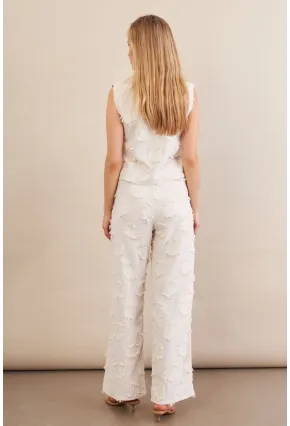 Kadın Vanilya Çizgili Püsküllü Alt Üst Takım MOD2517