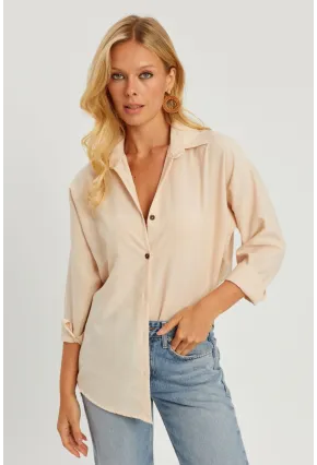 Kadın Vanılya Gömlek Q987