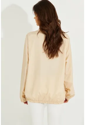 Kadın Vanilya Mevsimlik İnce Yağmurluk MEN2005