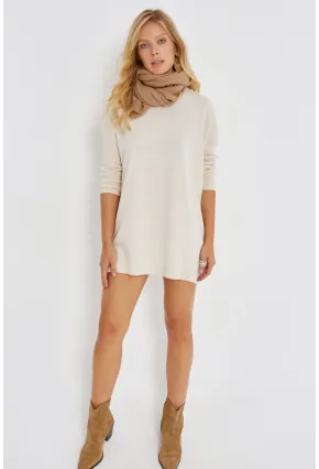 Kadın Vanilya Triko Tunik YV110