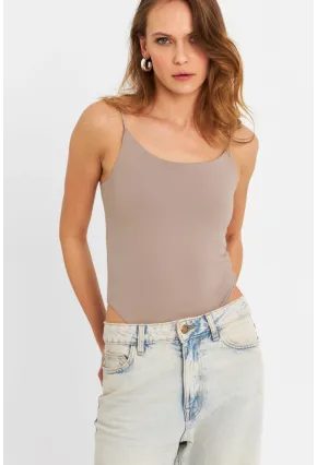 Kadın Vizon Çıtçıtlı Body ZH129