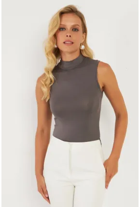 Kadın Antrasit Bluz LPP1289