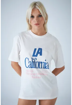 Kadın Beyaz Pinterest T-Shirt RAİ011