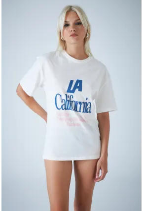 Kadın Beyaz Pinterest T-Shirt RAİ011