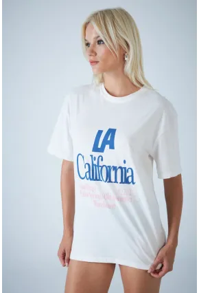 Kadın Beyaz Pinterest T-Shirt RAİ011