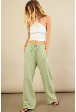 Kadın Çağla Müslin Pantolon FRO1004