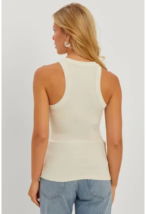 Kadın Ekru Fitilli Bluz AYD317