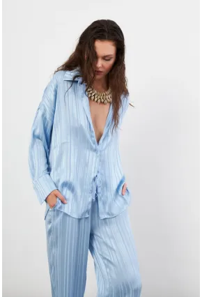 Kadın Mavi Lizbon Gömlek CAR1101-90