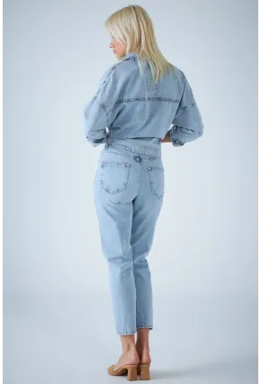 Kadın Mavi Yüksek Bel Jean TSS1001