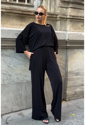 Kadın Modal Kumaş Bluz Pantalon Alt Üst Takım