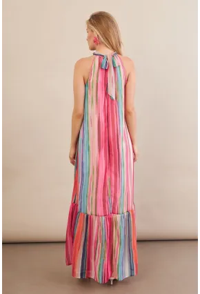 Kadın Multi Astarlı Maxi Şifon Elbise PSG1004