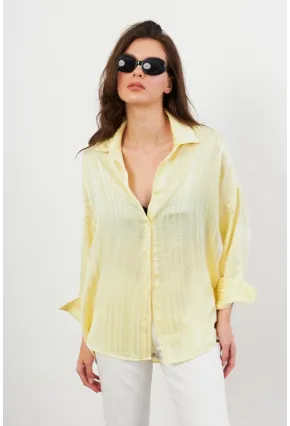 Kadın Sarı Lizbon Gömlek CAR1101-90