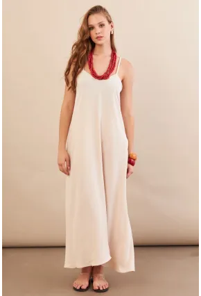 Kadın Taş Askılı Çan Midaxi Elbise OPS9005