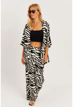 Kadın Taş-Siyah Kimono Takım RİN305
