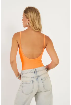 Kadın Turuncu Kaşkorse Body AYD367