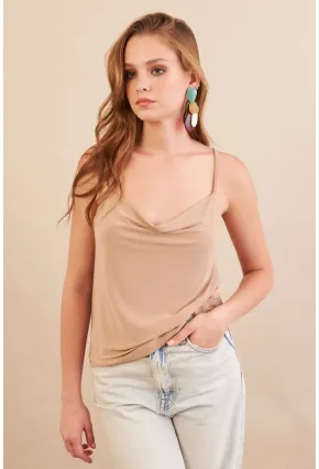 Kadın Vanilya Degaje Yaka Bluz LPP1286-90