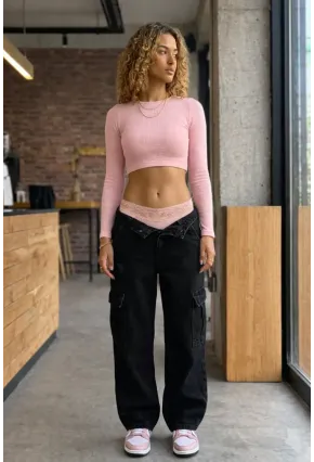 3lü Pamuklu Dantelli Dikişsiz Külot