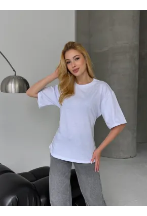 Arka Bağcıklı Belden Oturtmalı T-shirt