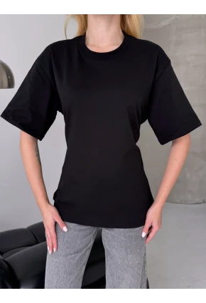 Arka Bağcıklı Belden Oturtmalı T-shirt