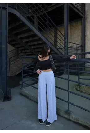 Cepli İspanyol Paça Modal Kumaş Pantolon