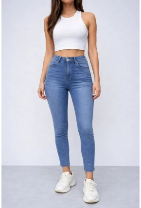 Dar Paça Esnek Jean Pantalon