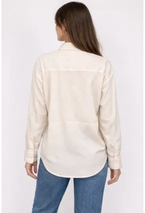 Fularlı Gömlek Ekru
