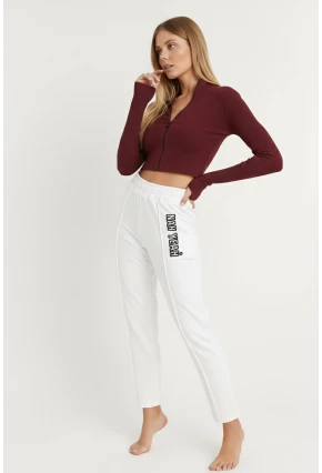 Kadın Bordo Kaşkorse Kısa Ceket EY1057