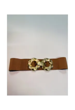 Kadın Burgu Tokalı Lastikli Kemer