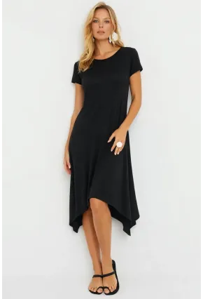Kadın Siyah Tunik Elbise